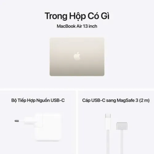 MacBook Air 13.6 inch M5 MDHC4SA/A | 13.6 inch | 2560 x 1664 | Liquid Retina | 10C CPU | 10C GPU | 16GB | 1TB SSD | Starlight